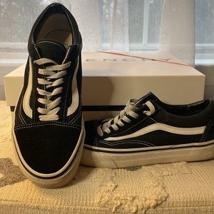 Vans 🛹 OLD SKOOL black/white US sz 9.5